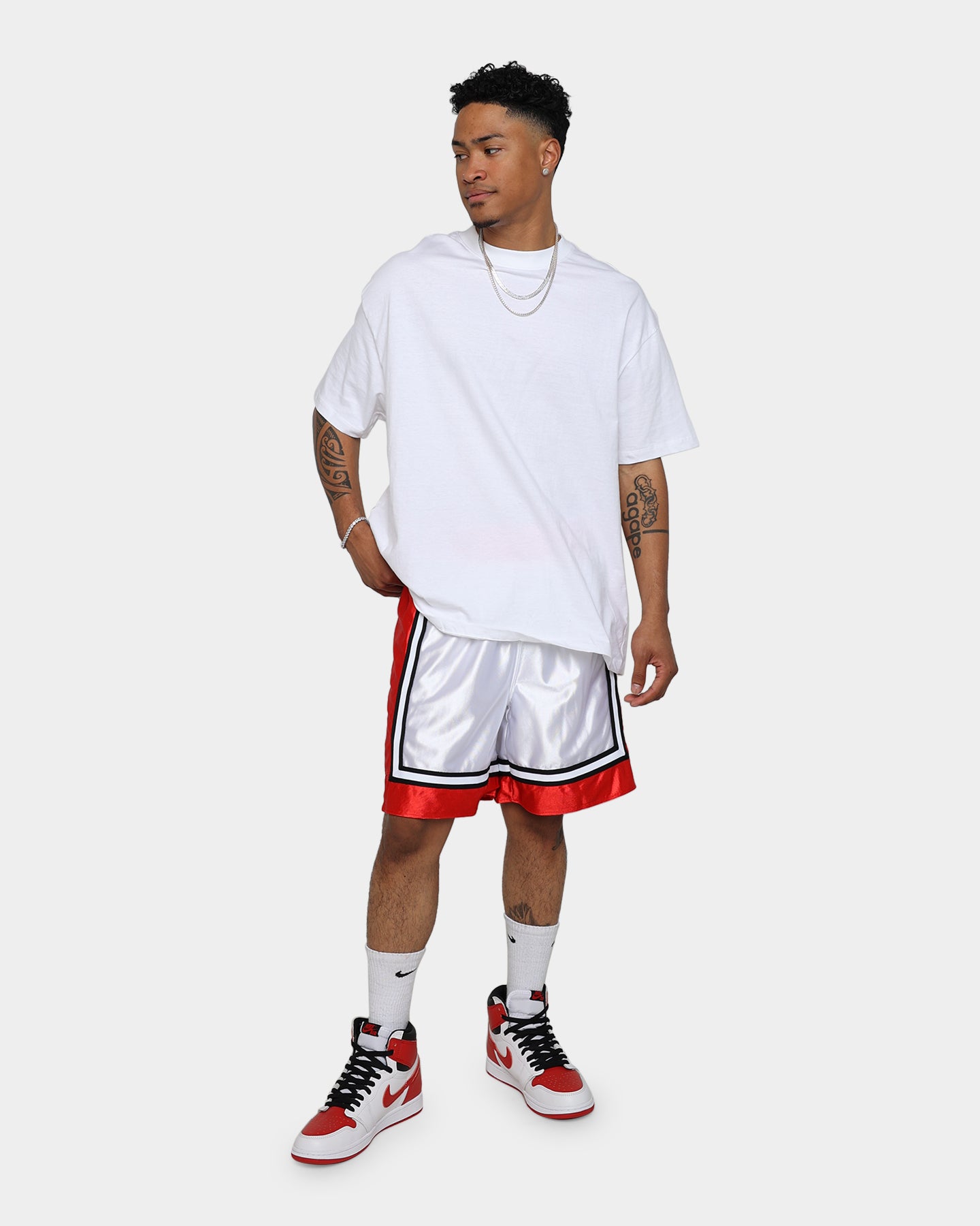 19Nine UNLV Legacy Basketball Shorts for Men - White - Comfortable & Breathable for Sports & Casual Wear
