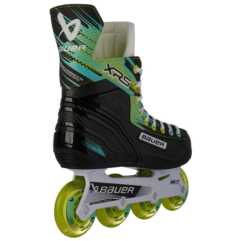 Bauer XRS Junior Roller Hockey Skates - Youth Inline Skates for Boys & Girls - Perfect for Street Hockey, Rink Play & Outdoor Sports