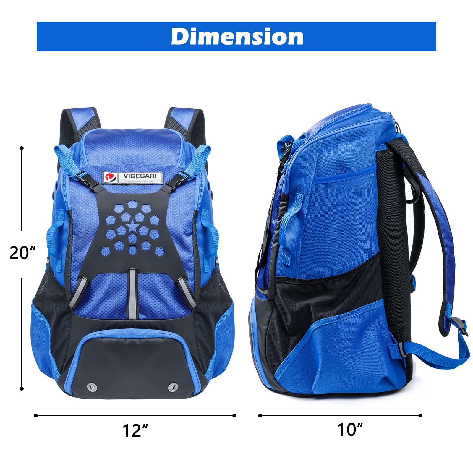 **Best Baseball Backpack for Youth, Boys & Adults - Durable Bat & Softball Equipment Bag with Glove Holder, Helmet & Shoe Compartment - Perfect for T-Ball, Training & Games - Ideal Baseball Gift for Players & Coaches**