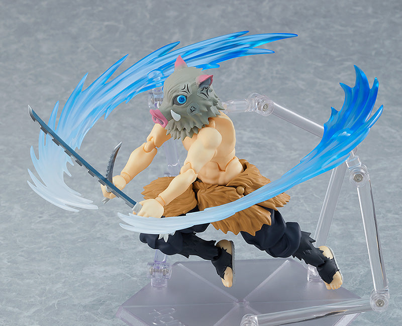 Figma #533 DX Inosuke Hashibira Action Figure - Demon Slayer: Kimetsu no Yaiba Anime Collectible for Display & Cosplay