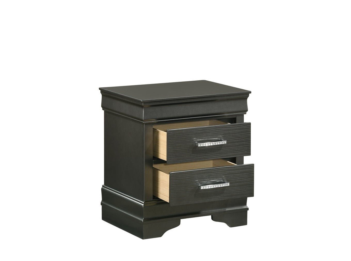 Modern Wooden Nightstand with Drawer - Stylish Bedside Table for Small Spaces - Perfect for Brooklyn Apartments, Bedrooms & Guest Rooms