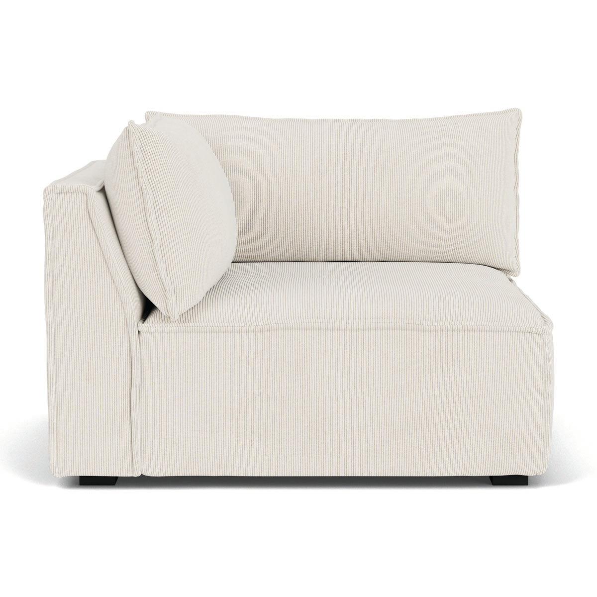 Daphne Velvet Left Corner Modular Sofa - 1 Seater, Modern Living Room Furniture for Small Spaces, Apartments & Cozy Home Decor
