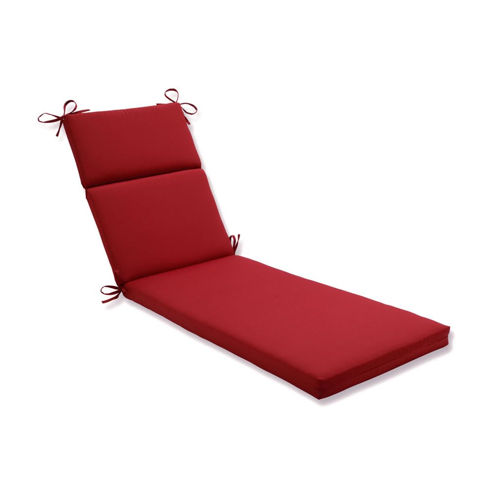Premium Plush Fiber Fill Indoor/Outdoor Patio Chaise Lounge Cushion - Weather & Fade Resistant, 72.5