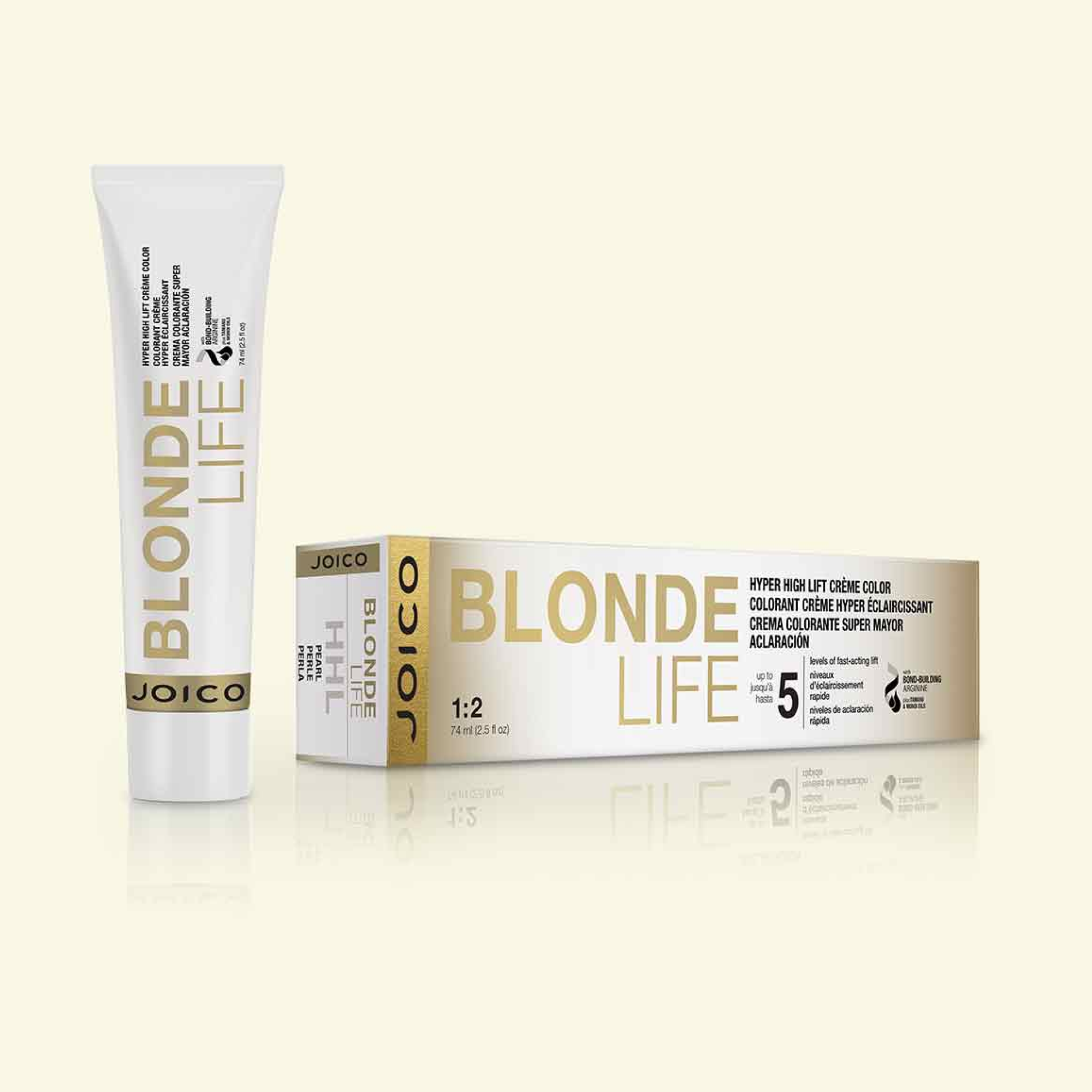 Blonde Life Hyper High Lift Creme Color HHL Pearl - Professional Hair Lightening Cream for Salon & Home Use - Perfect for Blonde Highlights, Balayage & Gray Coverage