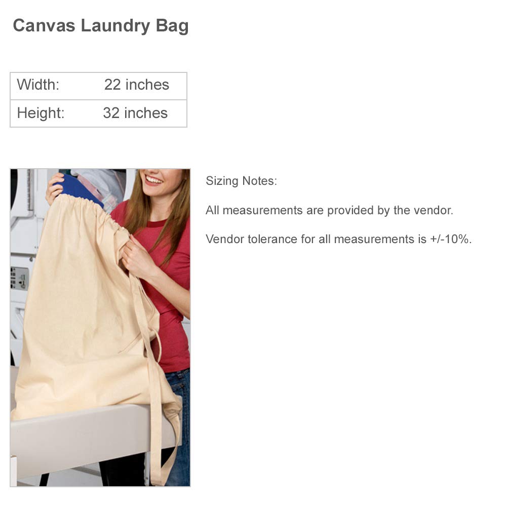 Personalized Laundry Symbol Guide for College Students - Custom Canvas Laundry Bag with Wash Care Instructions | Perfect Dorm Room Gift & Laundry Organization for University Life