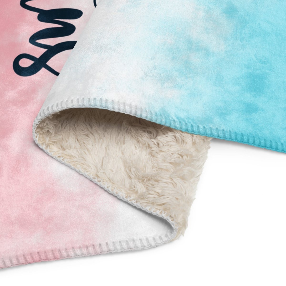Rainbows & Unicorns Sobriety Sherpa Blanket - Soft Flannel Throw for Recovery & Comfort - Perfect for AA Meetings, Sober Living & Cozy Home Decor