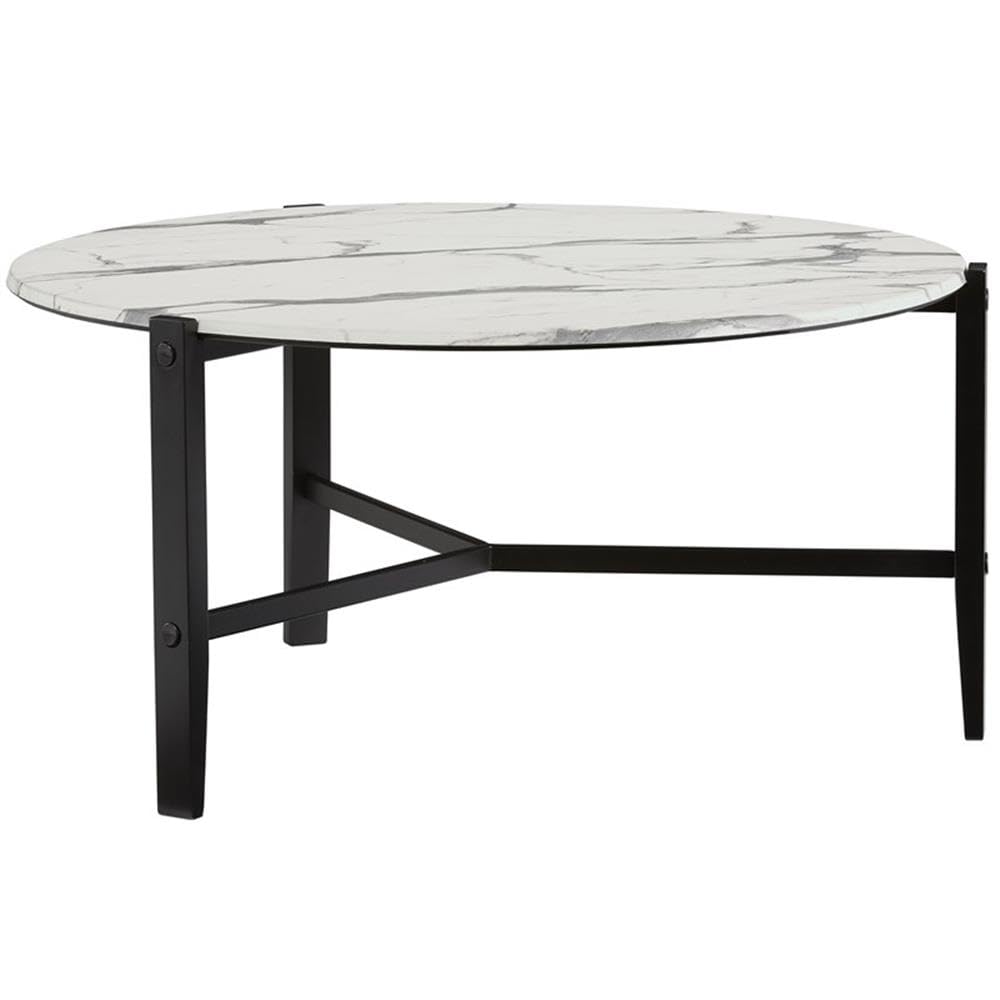 Progressive Furniture Rowen Cocktail Table - Modern Coffee Table for Living Room, Lounge & Office - Stylish Center Table with Storage Shelf for Home Decor