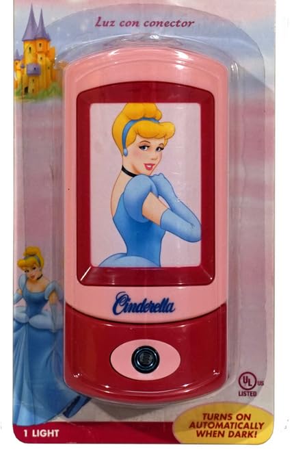 Princess Plug-In Night Light for Kids - Cute & Safe LED Nightlight for Bedroom, Nursery, Hallway - Perfect for Girls' Room Decor & Nighttime Comfort