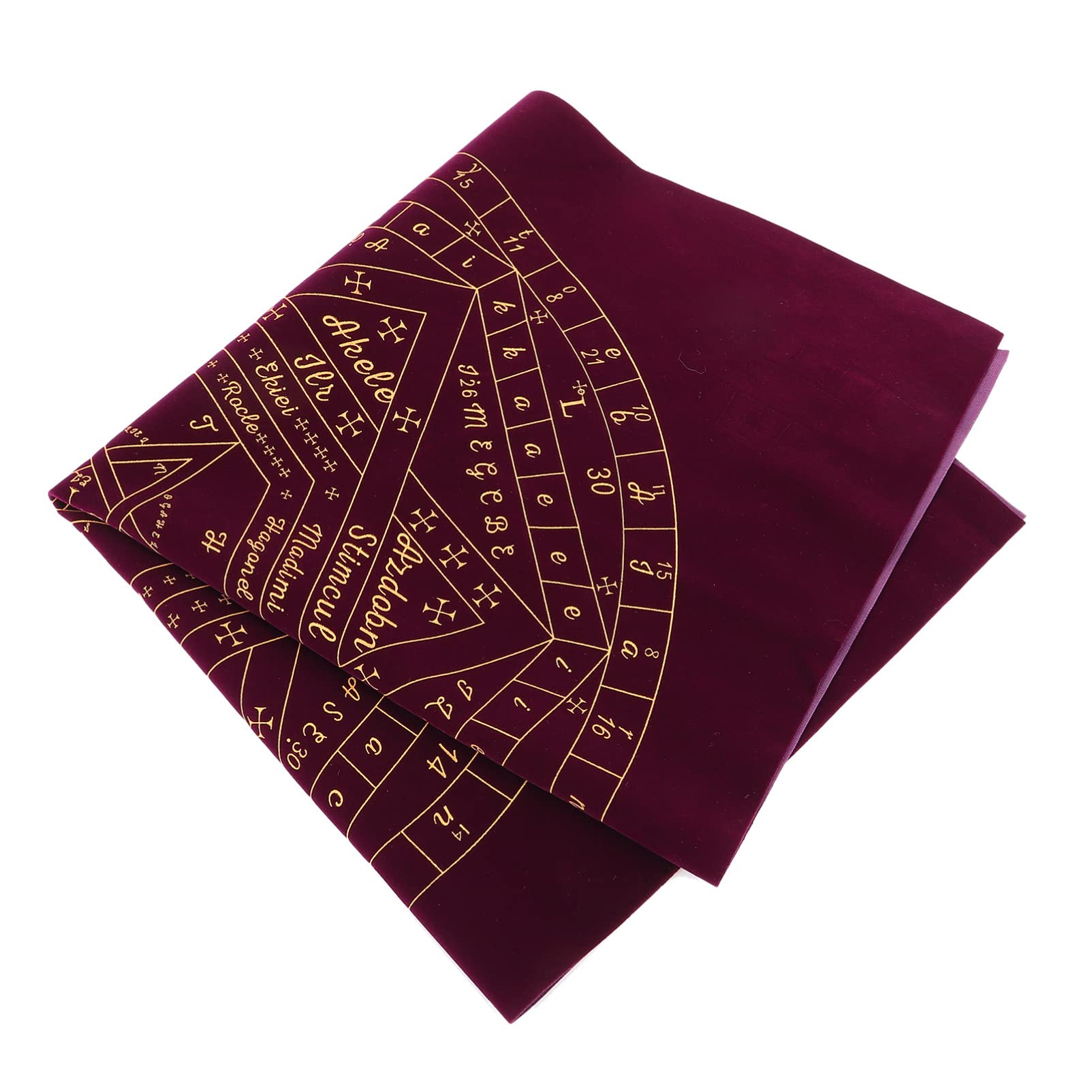 FOMIYES 60x60cm Purple Tarot Altar Cloth - Premium Divination Table Cover with Constellation Design for Tarot Reading, Astrology Rituals & Spiritual Decor
