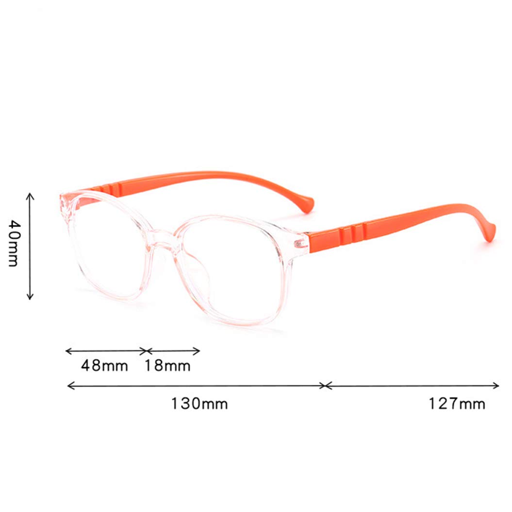 Blue Light Blocking Glasses for Kids - Comfortable Anti Eyestrain Computer Glasses with Fashionable Frame & Lightweight Design | Perfect for Online Classes, Gaming & Screen Time Protection