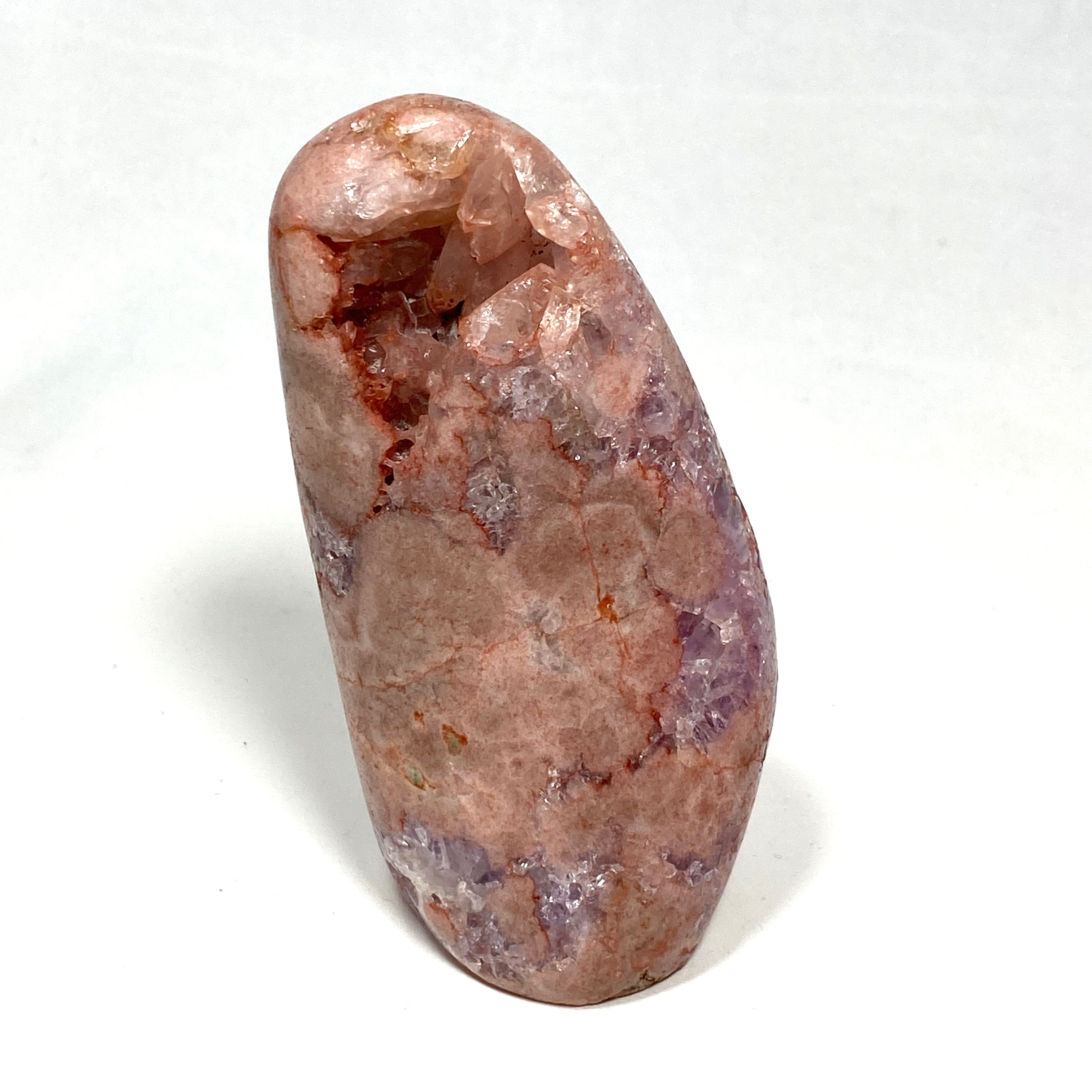 Natural Pink Amethyst Freeform Stone - Healing Crystal for Meditation, Yoga & Home Decor (PAF 03) | Perfect for Spiritual Gifts, Reiki Energy Work & Positive Vibes