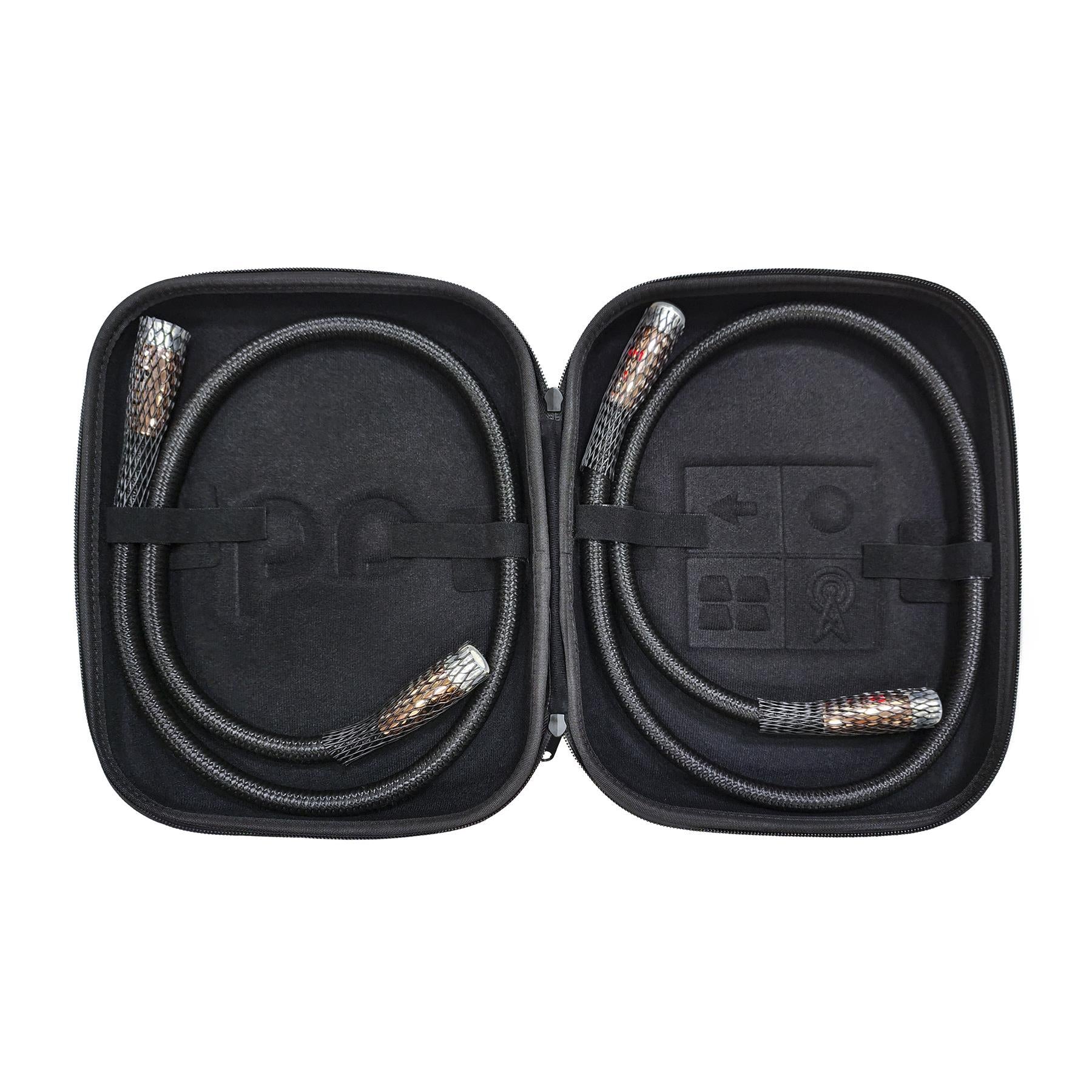 Premium AudioQuest Black Beauty XLR Balanced Audio Cables - High-End Interconnect Pair for Studio Recording & Home Theater Systems