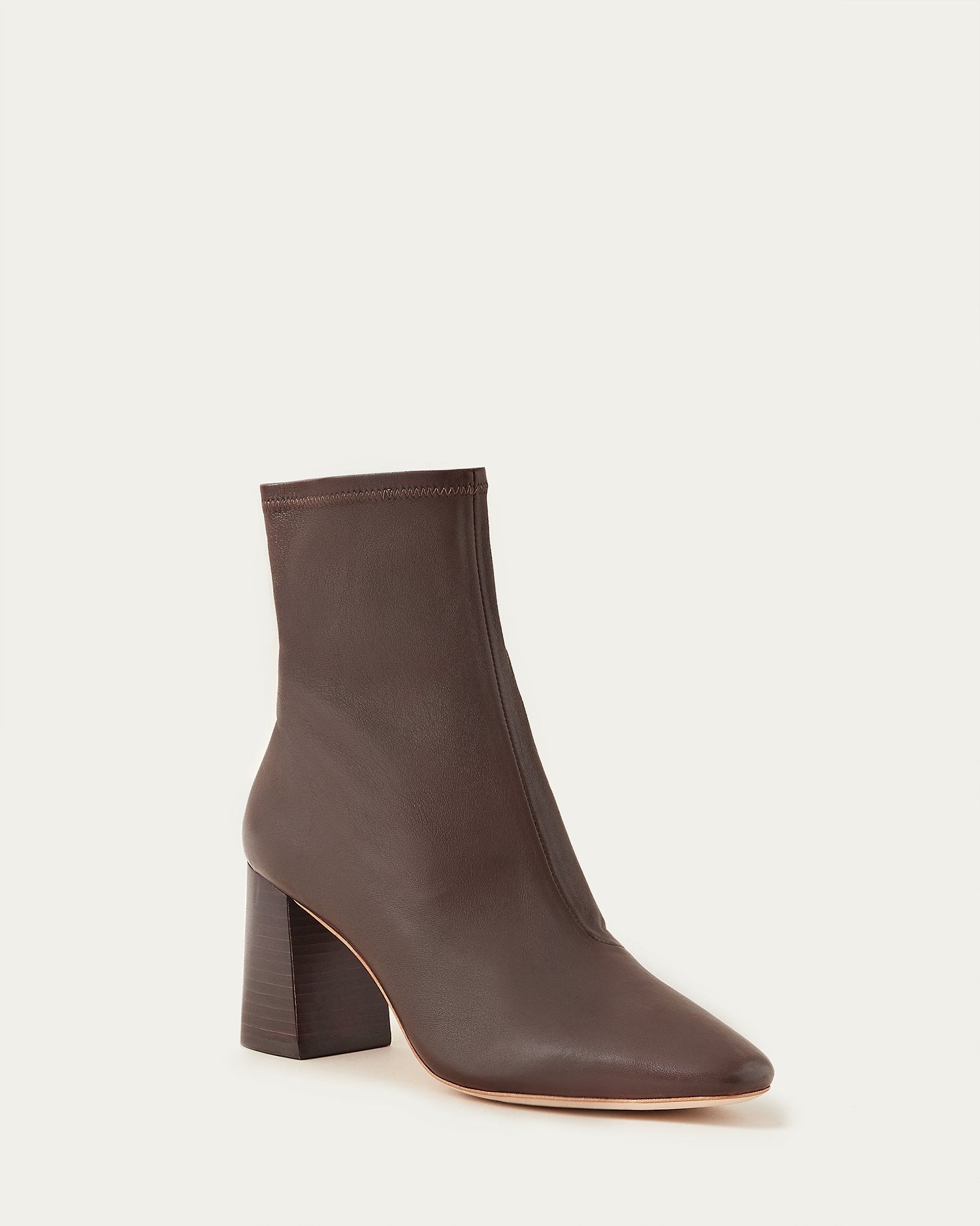 Elise Women's Chocolate Brown Stretch Booties - Comfortable Ankle Boots for Fall & Winter Fashion | Perfect for Office, Casual Outfits & Date Nights