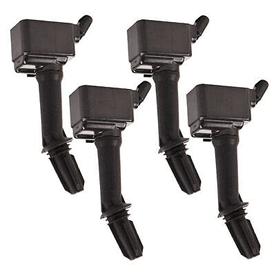 4 PCS Ignition Coil Set - Compatible with Buick Encore, Chevrolet Cruze, Malibu & Volt 2016-2017 - High Performance Replacement Part for Smooth Engine Start - Perfect for DIY Auto Repair & Maintenance (MOLEI-AUTO)
