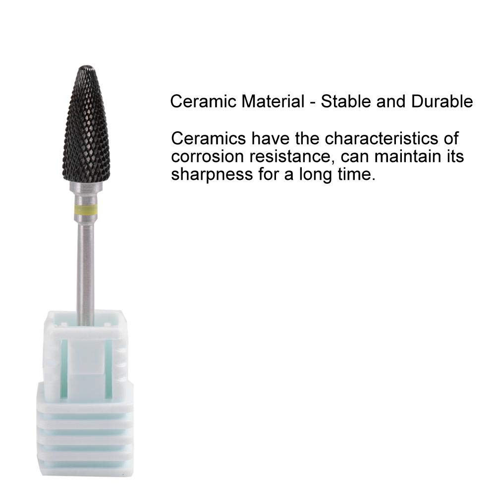 Professional Ceramic Nail Drill Bit Set - 10pcs Manicure Pedicure Tools for Nail Art, Acrylic & Gel Polish Removal | Salon-Grade Nail Care Kit for Home & Professional Use | Perfect for Nail Shaping, Cuticle Care & Nail Extension | DIY & Salon Nail Treatments