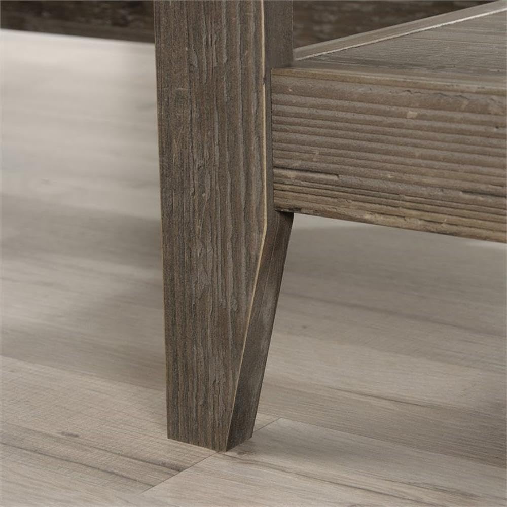 UrbanPro 1 Drawer Modern Engineered Wood L-Shaped Desk in Pebble Pine - Home Office Workstation for Small Spaces & Gaming Setup
