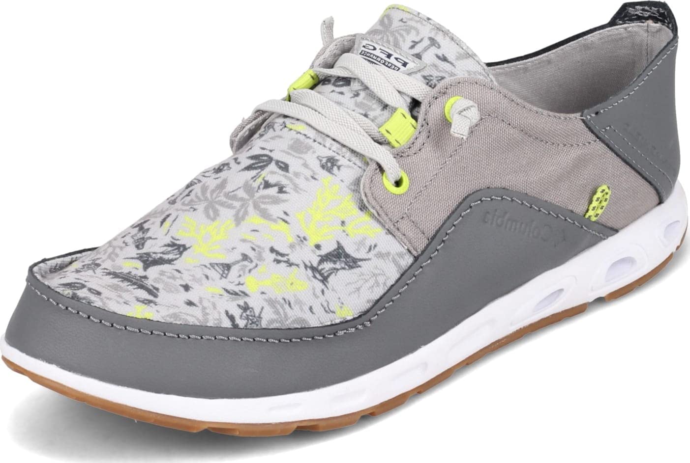 Columbia Men's Bahama Vent PFG Lace-Up Boat Shoes - Breathable & Comfortable for Fishing, Boating & Outdoor Activities