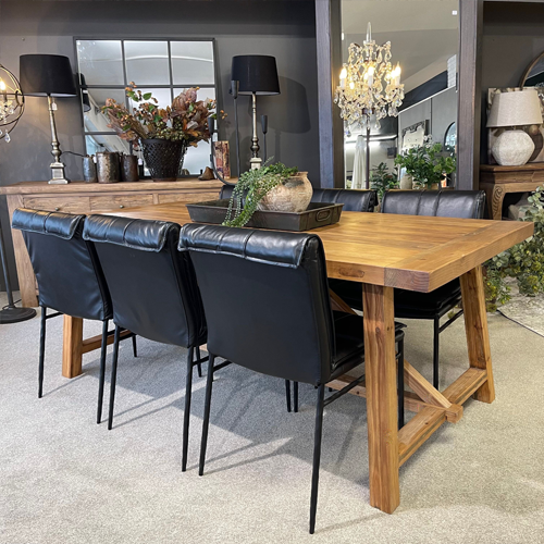 Premium Black Leather Dining Chair with Sturdy Metal Legs - Modern & Elegant for Home, Office, and Restaurant Use