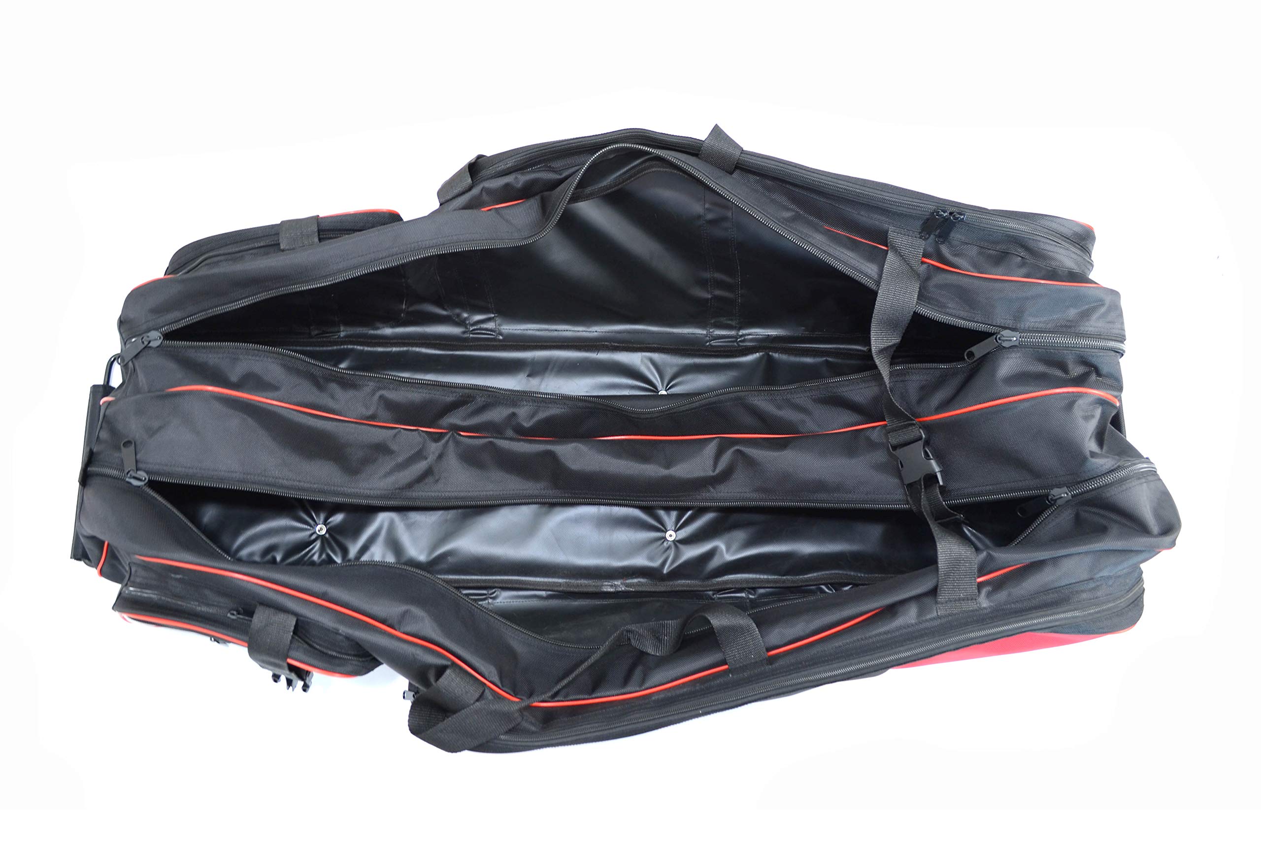 LEONARK Fencing Equipment Wheel Bag - Durable Draw-bar Trolley Case for Epee, Saber & Foil Swords, Fencing Suit & Mask | Perfect for HEMA Training, Competitions & Travel