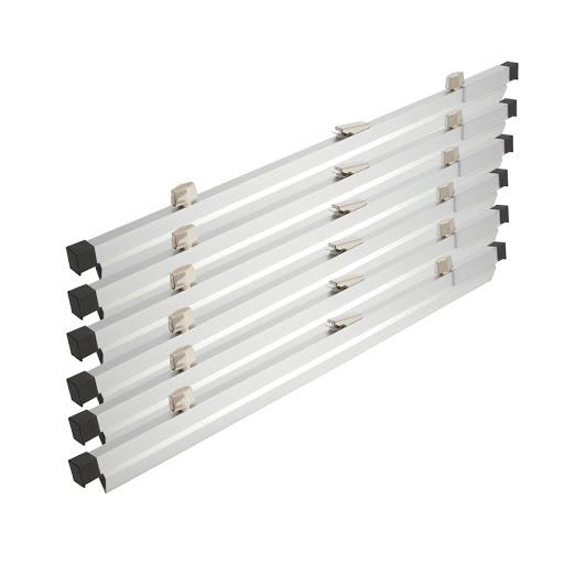 6036 Heavy Duty File Hanging Clamps for Blueprints, Maps & Posters - Durable Document Organizer for Office, Classroom & Home Use
