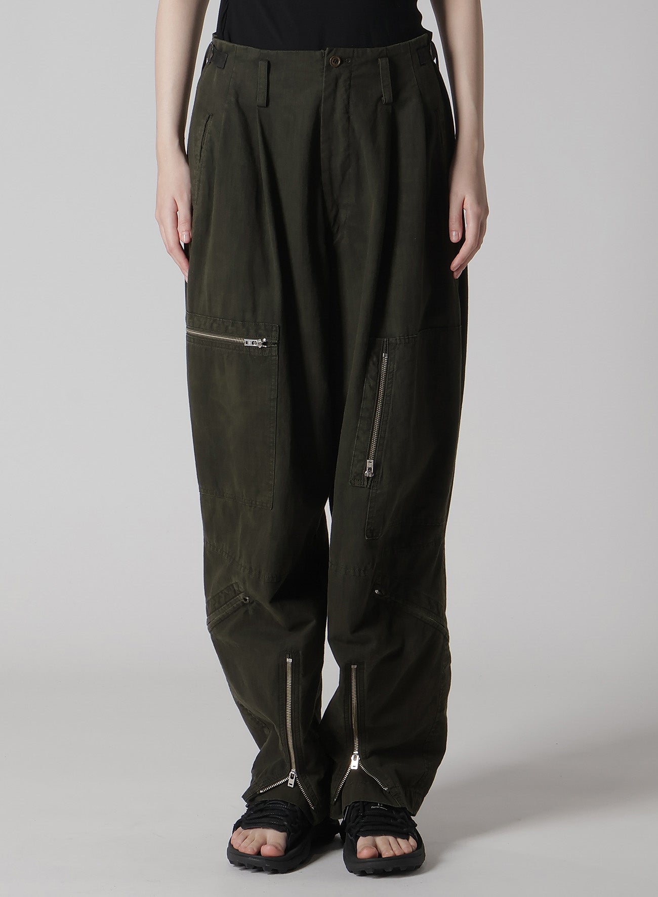 Men's Cotton Slab Garment Dyed Flight Pants - Comfortable Cargo Pants for Travel, Work & Casual Wear
