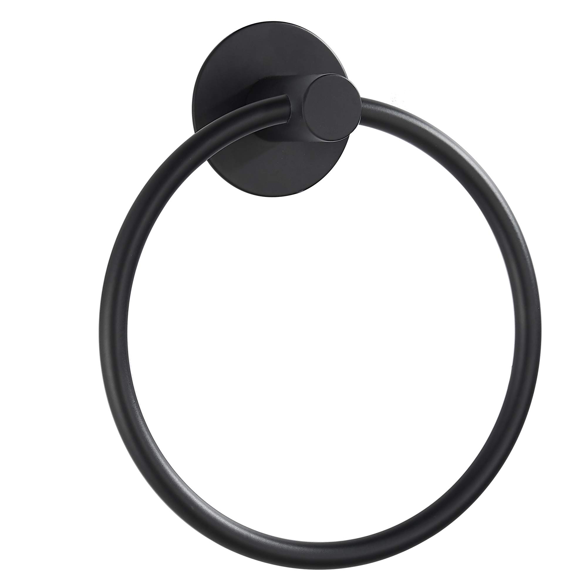 GERUIKE Self Adhesive Towel Ring - Stainless Steel Rustproof Bathroom Towel Holder, Wall Mounted Hand Towel Ring for Kitchen & Bathroom Organization