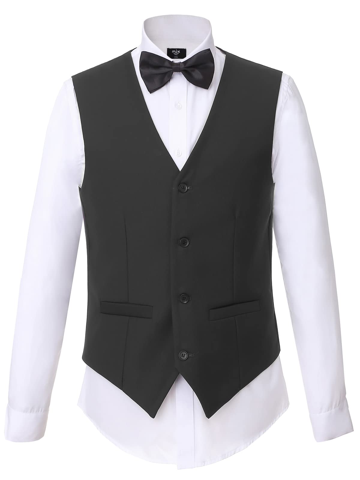 GATMSTZ Men's Slim Fit 3-Piece Business Suit Set - Blue One Button Blazer, Vest & Pants for Formal Occasions | Perfect for Weddings, Office Meetings & Special Events