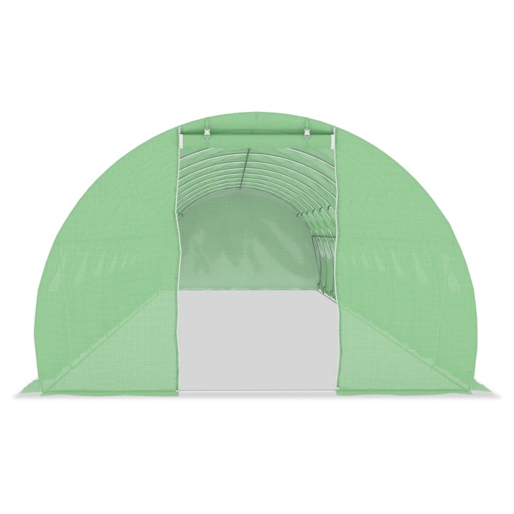 Heavy Duty Walk-in Greenhouse - 484.8 sq ft Large Outdoor Garden Greenhouse with Steel Frame (590.6