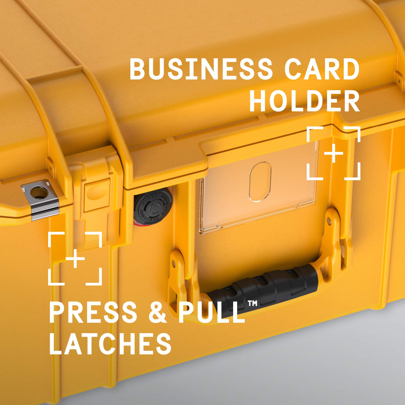 Pelican Air 1557 Protective Case - Lightweight Waterproof Hard Shell Storage for Equipment - Orange (Perfect for Travel, Photography & Outdoor Adventures)