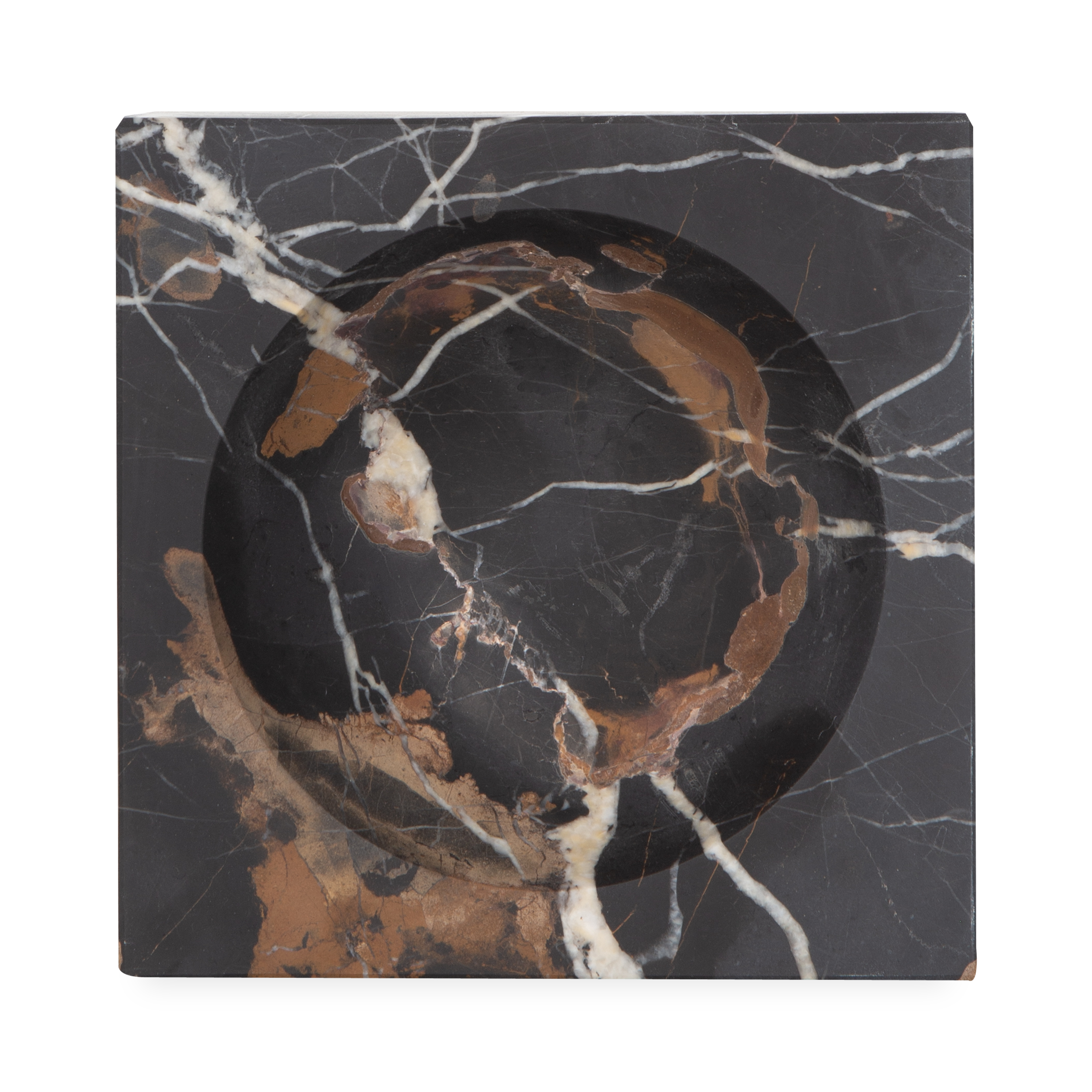 Elegant Marble Square Bowl - Handcrafted Stone Serving Dish for Fruits, Nuts & Decor | Perfect for Dining Table Centerpiece, Wedding Gift & Home Decor