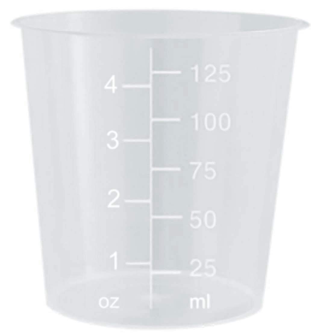 25-Pack Graduated Clear Polypropylene Plastic Mixing Cups for Epoxy, Resin, Paint & Stain - Perfect for DIY Crafts, Art Projects & Home Improvement