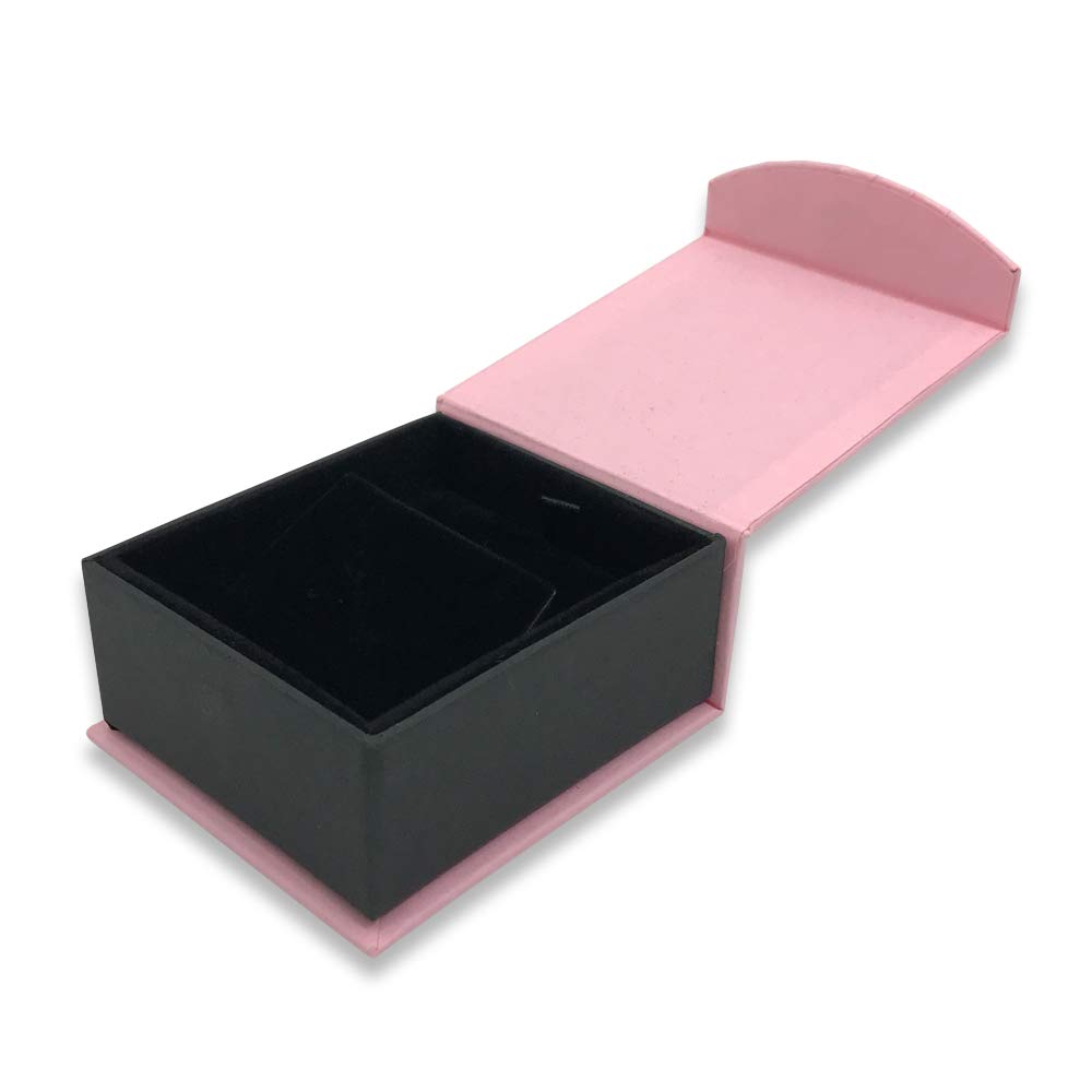 Premium Magnetic Closure Jewelry Box - Elegant Gift Box for Rings, Earrings, Necklaces, Watches & Bracelets - Flamingo Pink (3-Piece Set) | Perfect for Wedding Favors, Birthday Gifts & Jewelry Storage Organization