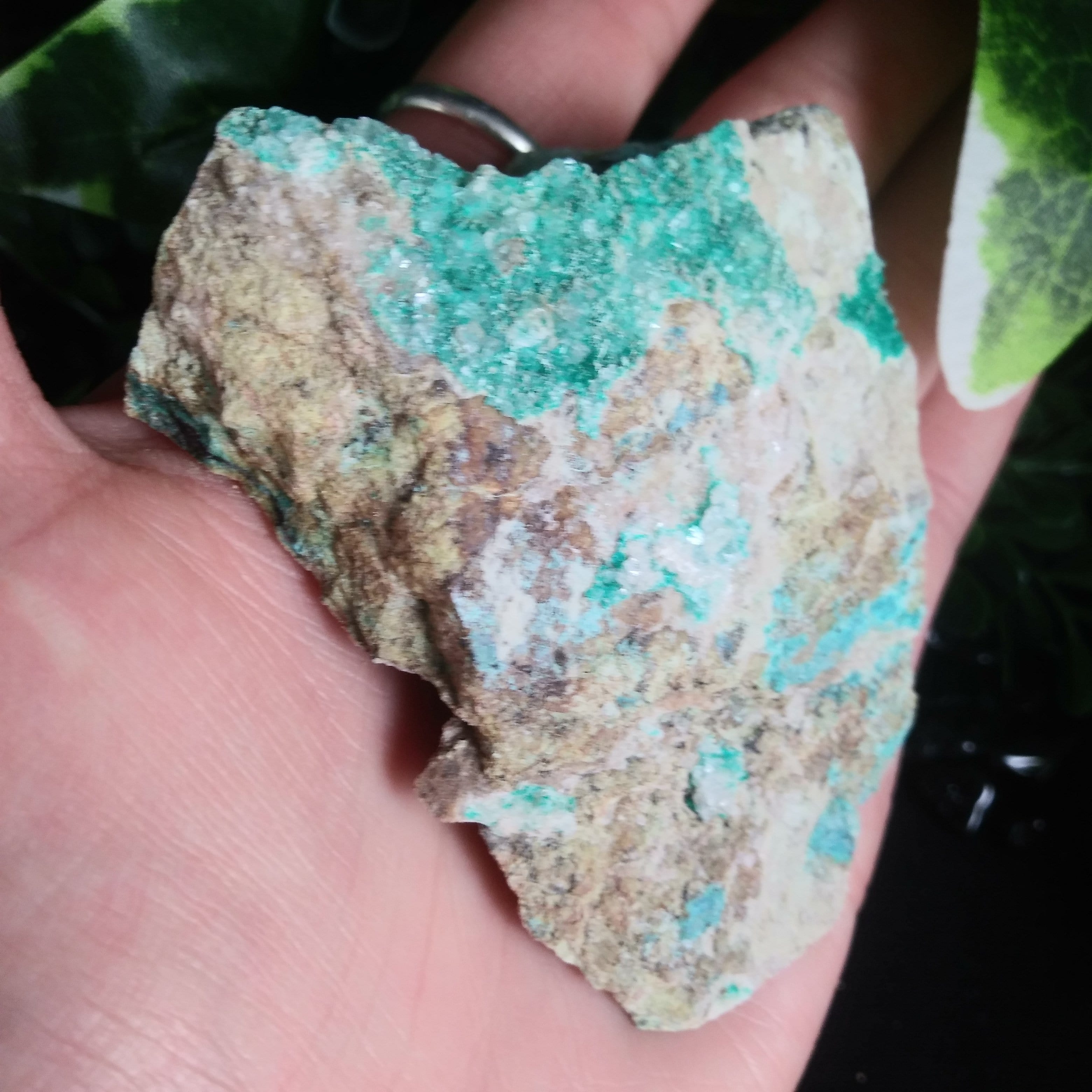Natural Dioptase & Apophyllite Crystal Cluster (110g) - Healing Stones for Meditation, Energy Work & Spiritual Growth | Perfect for Reiki, Chakra Balancing & Home Decor