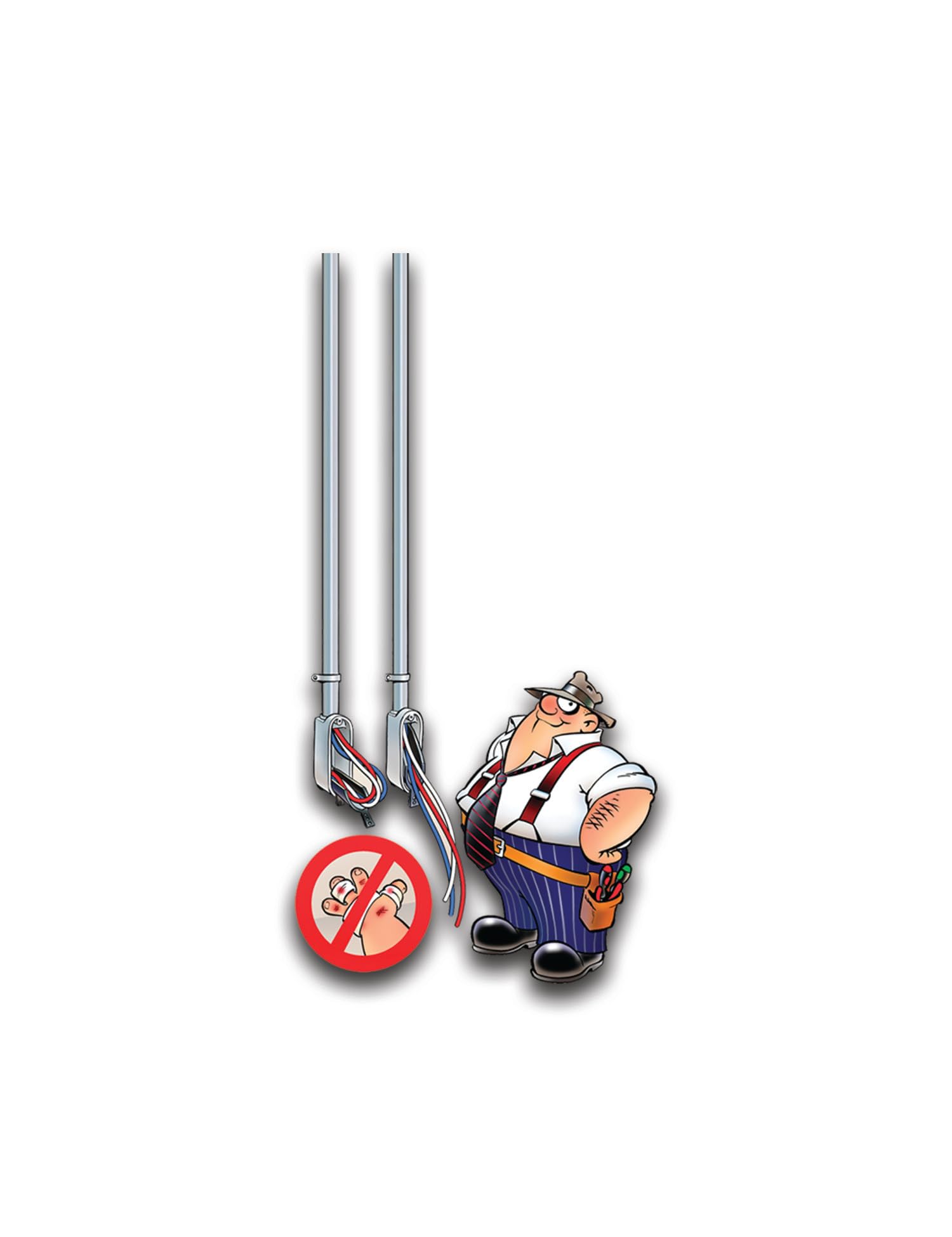 Rack-A-Tiers LB Wire Guide for PVC LB Fitting - Easy Wire Pulling for Electrical Work
