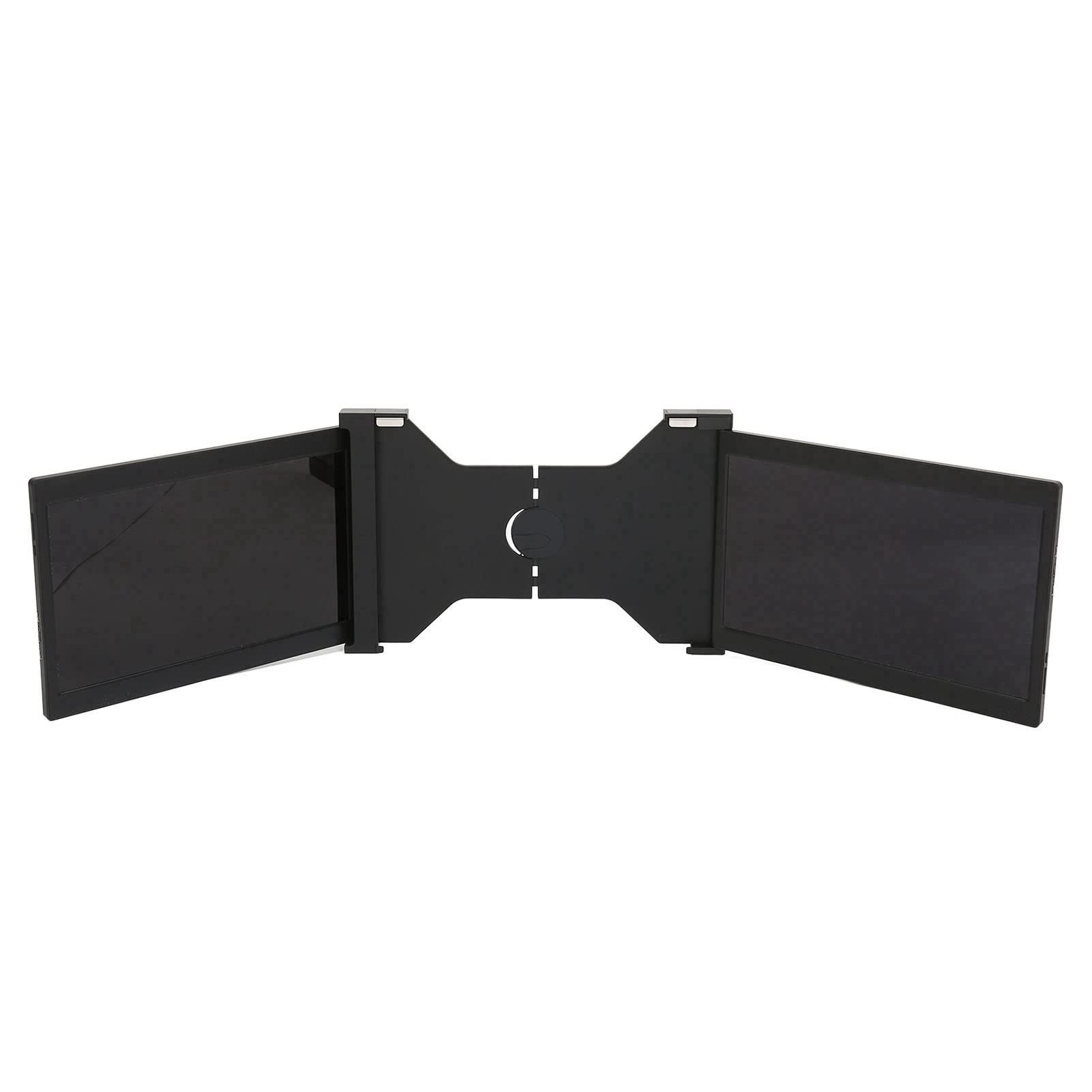 GOWENIC PD1303D 13.3 Inch Triple Portable Monitor for Laptop - FHD 1080P IPS Retractable Foldable Dual Screen External Monitor - Compatible with 13.3 to 16.5 Inch Laptops (Black) | Perfect for Multitasking, Gaming, and Remote Work