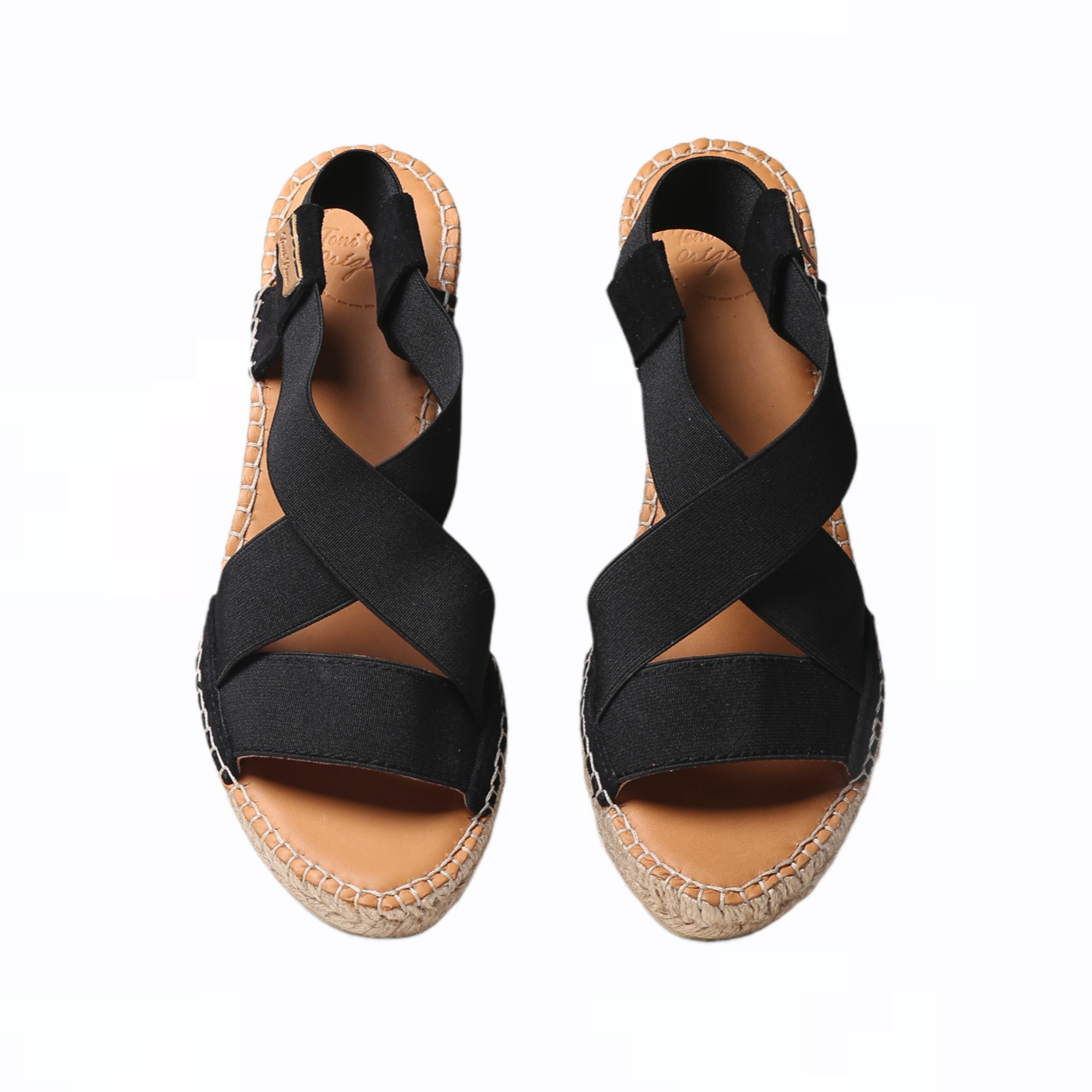 Women's Elastic Fabric Wedge Espadrille Shoes - Comfortable Summer Sandals for Casual Outings, Beach Vacations & Date Nights