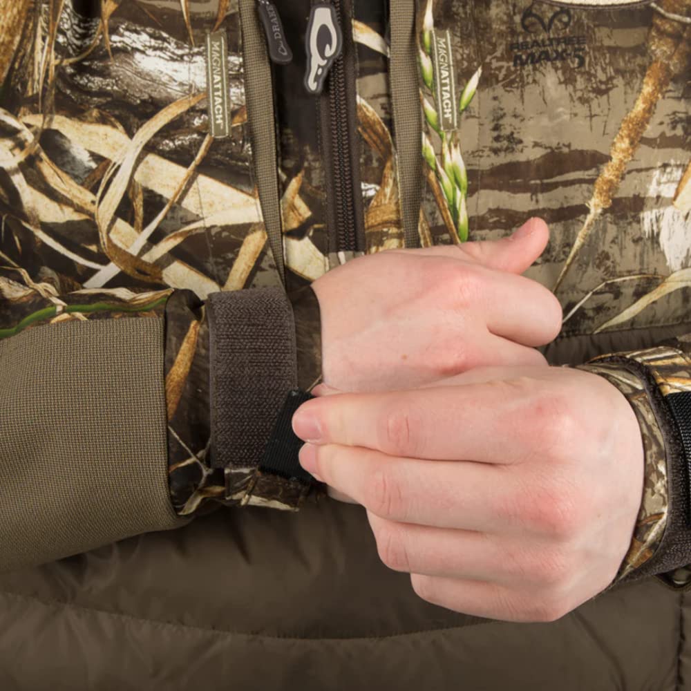 Drake Waterfowl® LST Guardian Flex™ Double Down Eqwader™ Waterproof Breathable Insulated Hunting Jacket for Men - Warm Winter Waterfowl Hunting Gear for Duck & Goose Hunting in Wetlands & Cold Weather