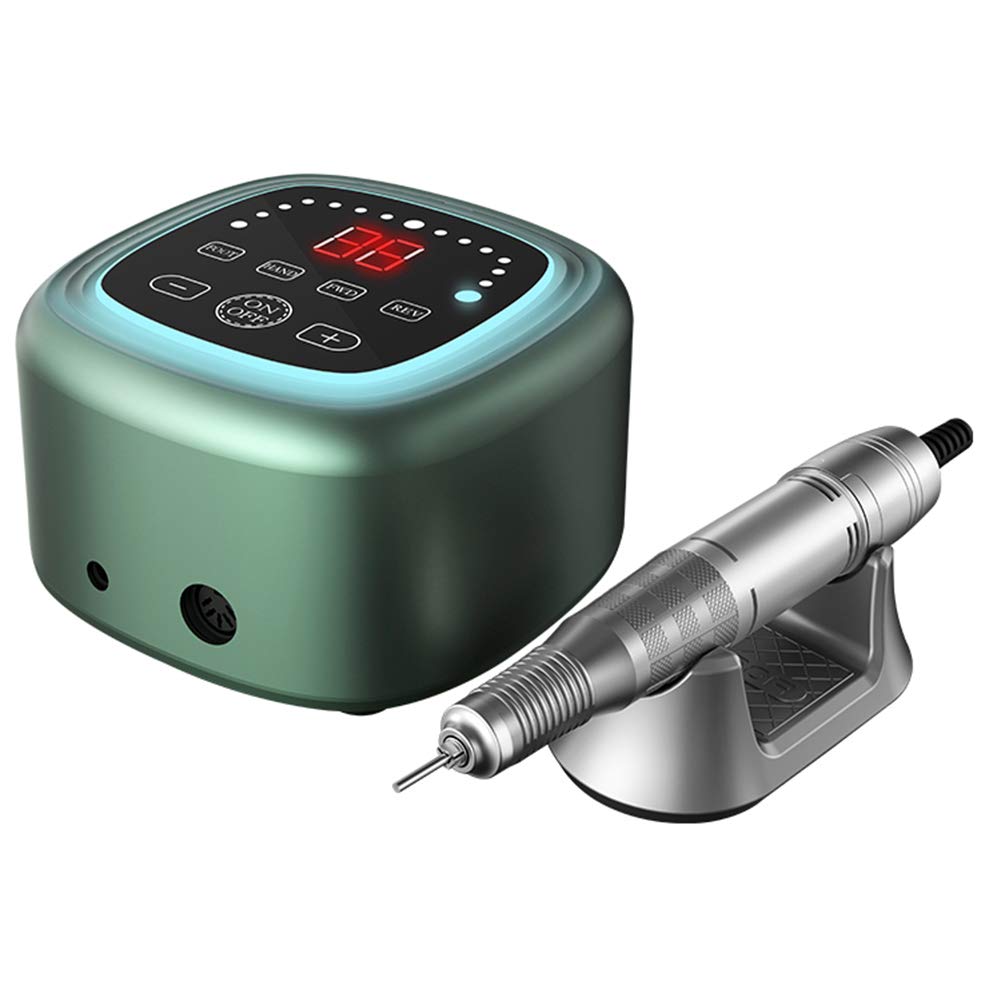 Spacmirrors Professional Electric Nail Drill - 75W HD Digital Display, 35,000 RPM Nail File Machine for Shaping, Buffing & Acrylic Nail Removal | Perfect for Salon & Home Manicure/Pedicure