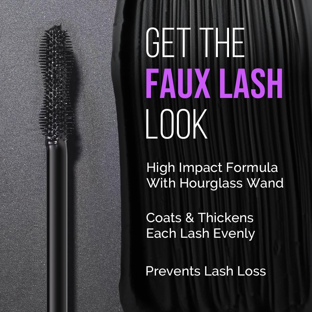 Staze 9to9 All Eyes on You Volumizing Mascara - Smudgeproof, Waterproof & Clump-Free | High Impact Black Tubing Mascara (5ml) for Day to Night Wear | Perfect for Work, Date Night & Special Occasions