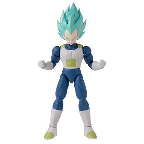 Dragon Ball Super Dragon Stars Series Super Saiyan Blue Vegeta Action Figure - Collectible Anime Toy for Fans, Gifts, and Display
