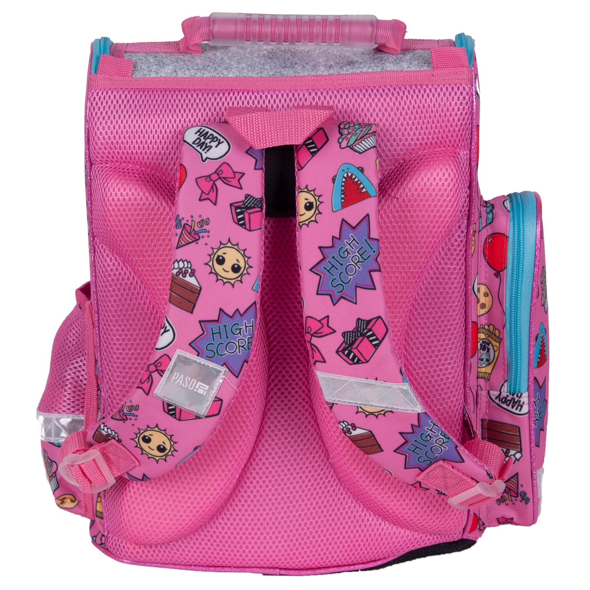 LOL Surprise 4-Piece School Bag Set with Gym Bag, Pencil Case & Shoulder Bag - Cute Backpack for Girls, Kids School Supplies & Travel Accessories - Perfect for School, Gym Class & Weekend Outings