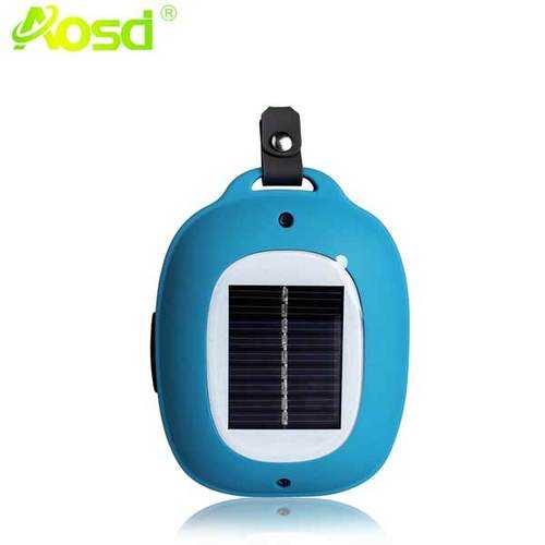 Aosd Solar Powered Portable Bluetooth Speaker - Wireless Outdoor Speaker with FM Radio, Waterproof for Beach, Camping, Hiking & Pool Parties