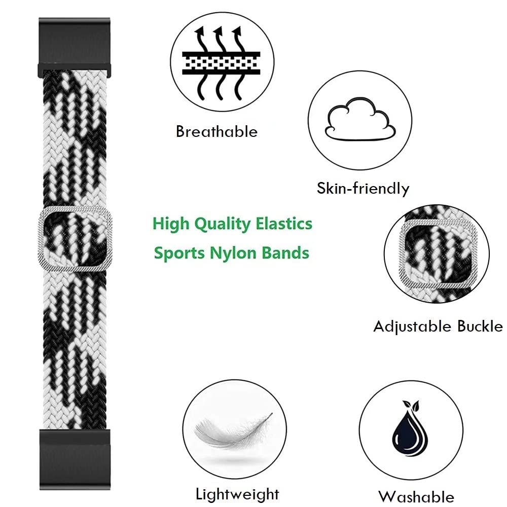 Premium Nylon Watch Band Compatible with Garmin Fenix 7/7X/6X Pro/6 Pro/5/5 Plus - Durable GPS Sport Replacement Strap for Running, Hiking & Outdoor Activities