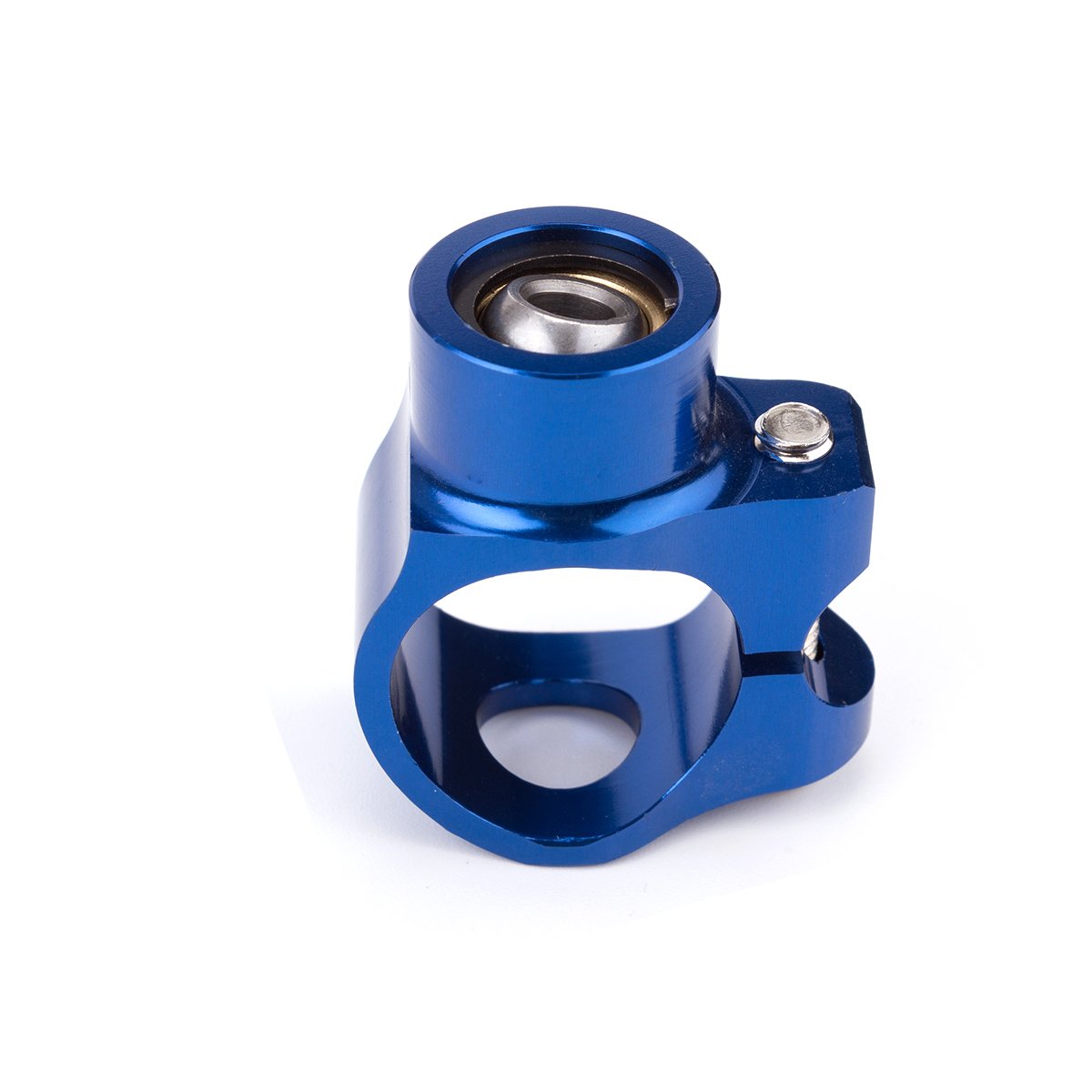 Adjustable Motorcycle Steering Damper Stabilizer - Universal Fit for Kawasaki Ninja ZX6R 2009-2019 - Blue & Blue Color - Includes Mounting Bracket Kit - Improves Handling & Safety for Street Riding and Track Racing
