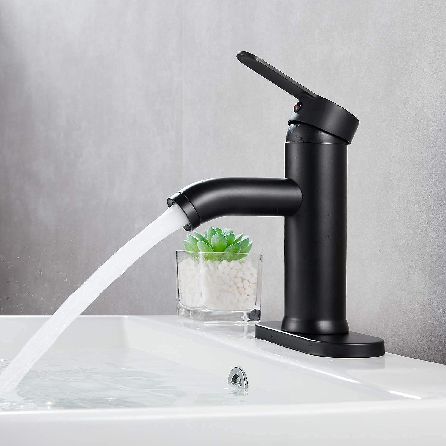 Luxury Matte Black Shower Faucet 8