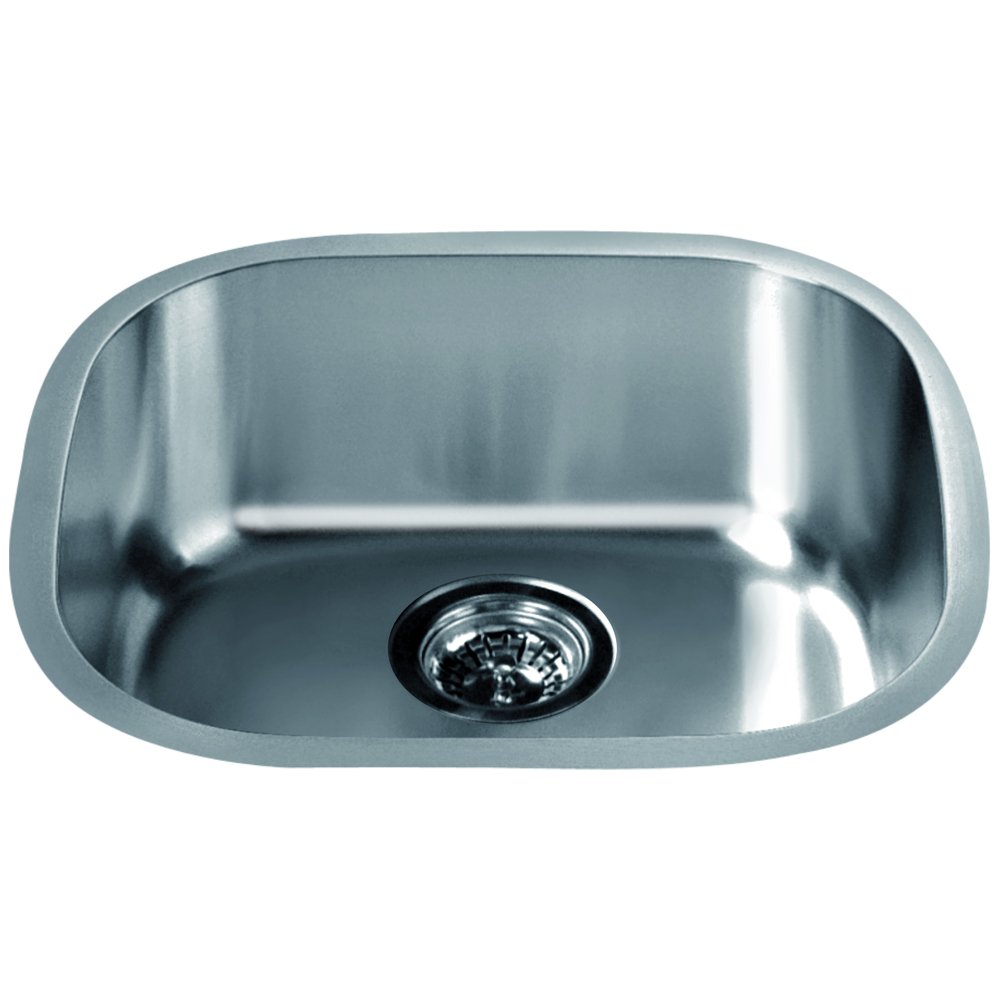 Stainless Steel Undermount Single Bowl Bar Sink - Dawn 3238.0 Polished Satin Finish | Perfect for Kitchen Islands, Wet Bars & Commercial Use