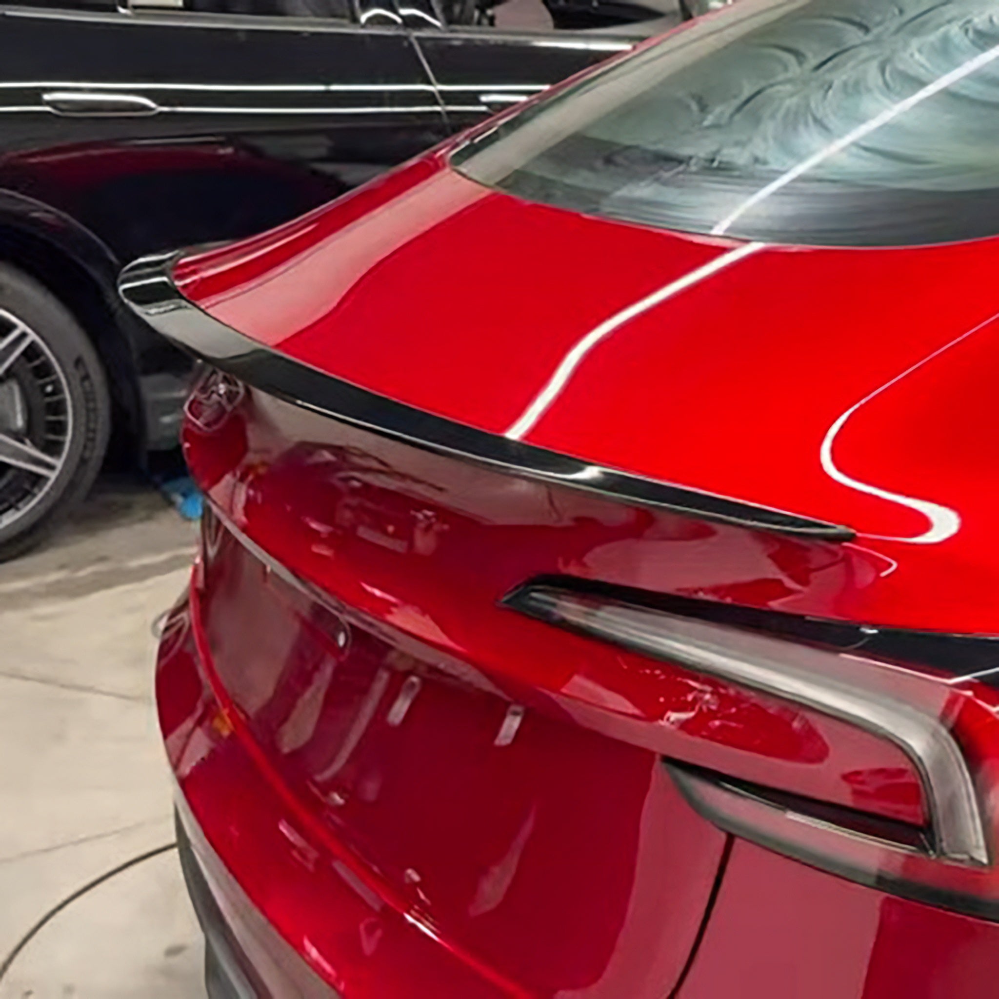 High-Performance Rear Spoiler for Tesla Model 3 Highland 2024+ | Carbon Fiber Trunk Lip | EU Stock Available | Enhances Aerodynamics & Sporty Look for Street Racing & Car Shows
