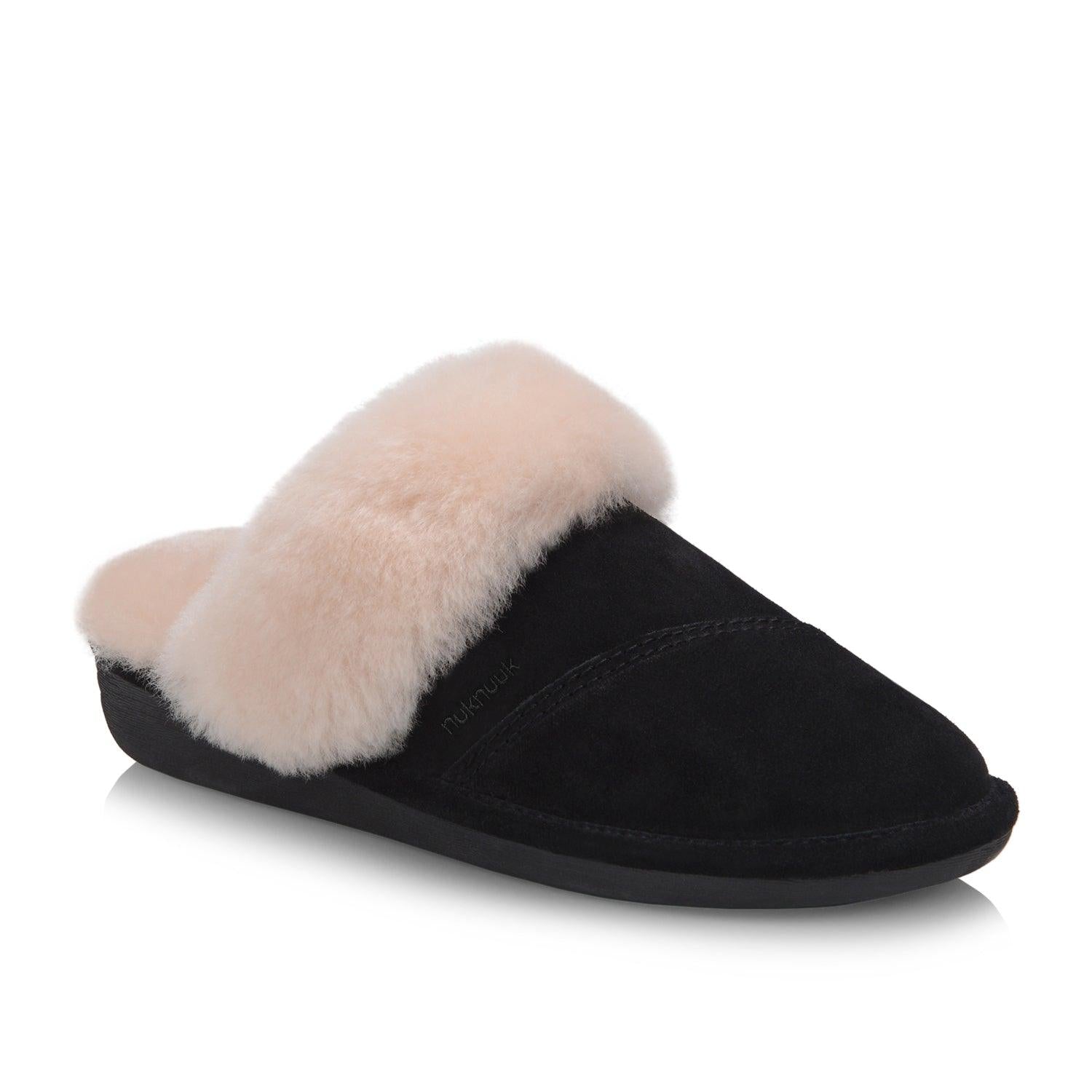 Joy Women's Cozy Memory Foam Slippers - Soft Indoor House Shoes with Non-Slip Sole for Women (Black) - Perfect for Home, Lounge & Relaxation