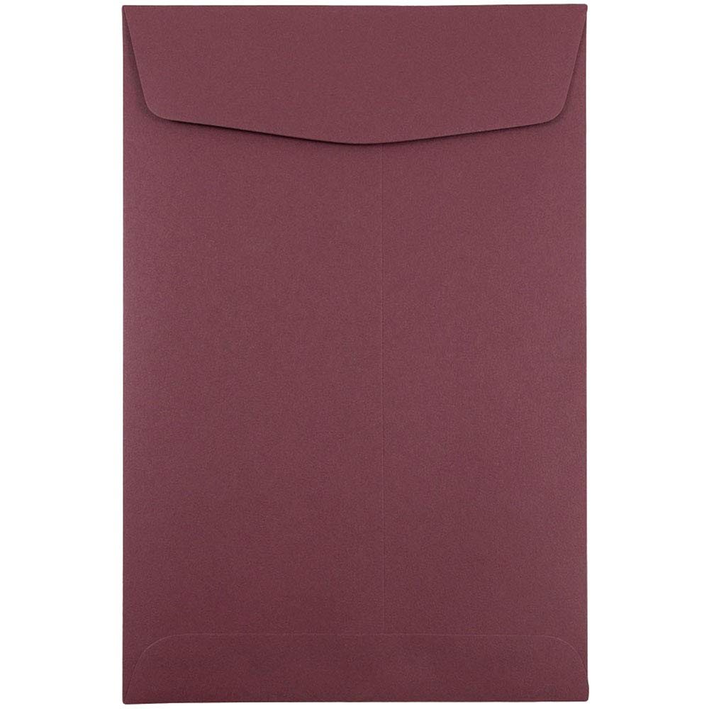 JAM PAPER 6 x 9 Inches Premium Open End Catalog Envelopes - Burgundy Red - 500 Pack Bulk Mailing Envelopes for Business, Marketing, and Direct Mail Campaigns