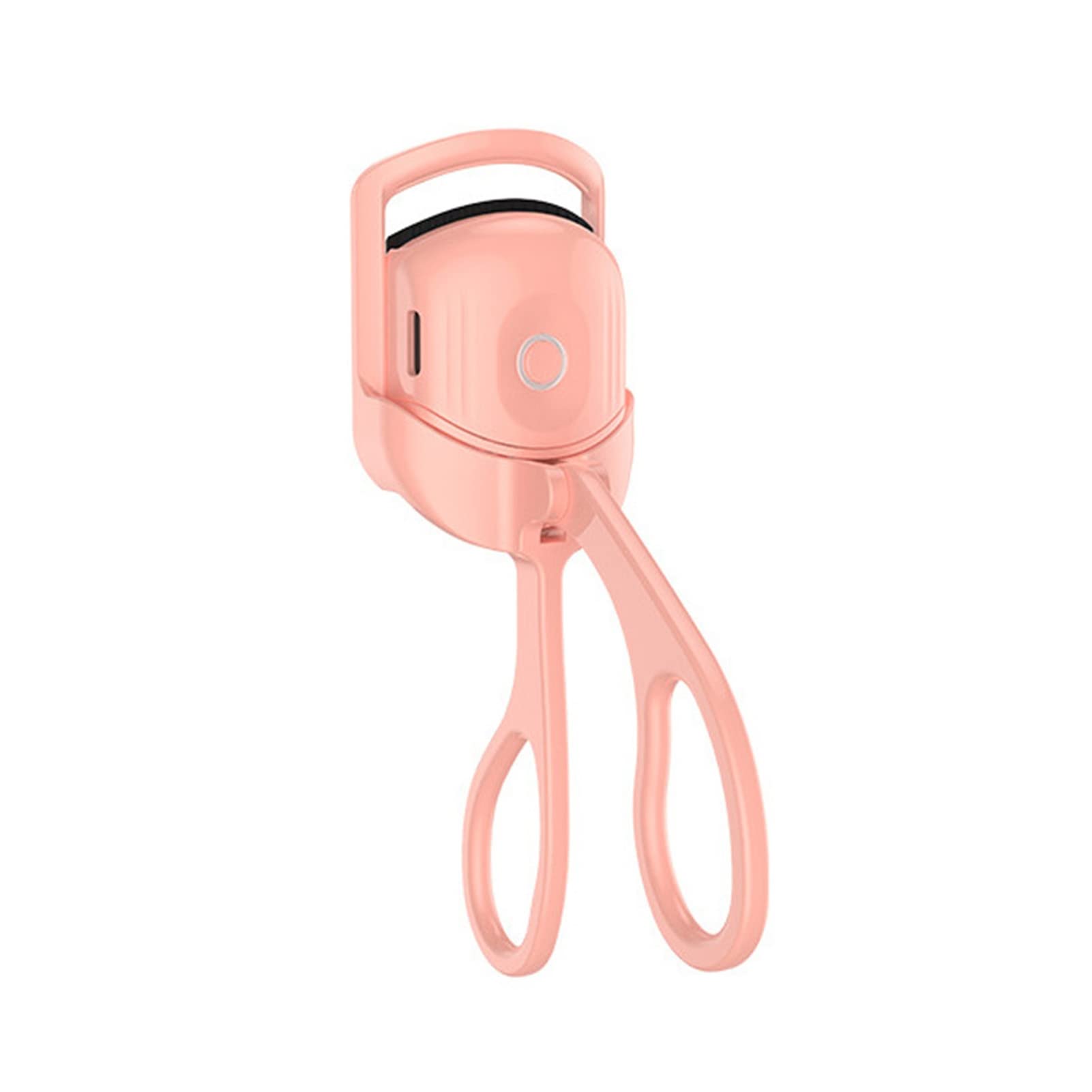 TinySiry Electric Eyelash Curler with Silicone Heating Pads - Mini Heated Lash Curling Tool for Long Lasting Natural Lashes (Pink) | Perfect for Daily Makeup, Bridal Looks & Professional Salon Use